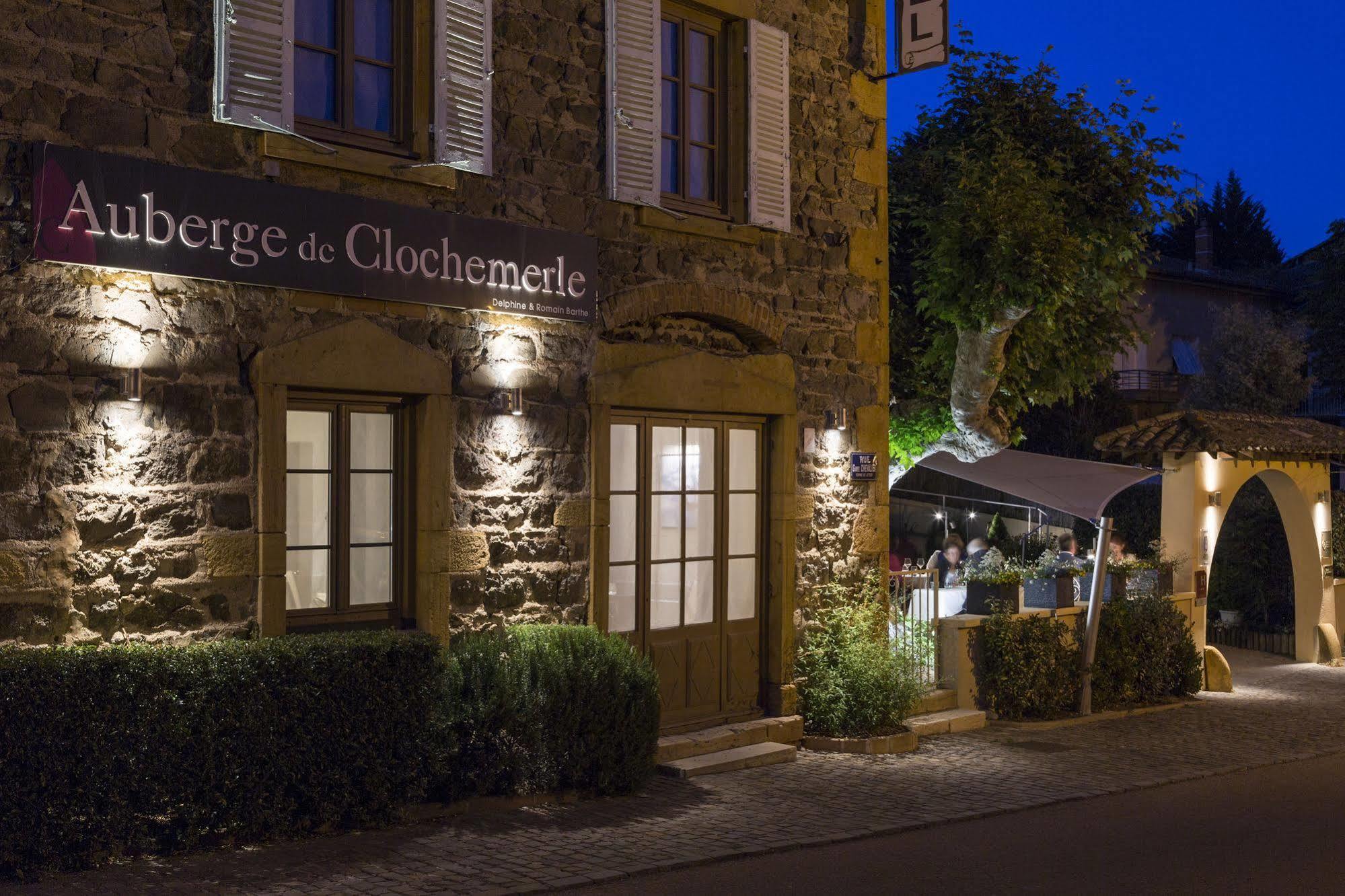 Auberge De Clochemerle, Spa Privatif & Restaurant Gastronomique Vaux-en-Beaujolais Exteriér fotografie
